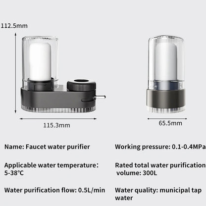 Purificateur d'eau pour robinet avec filtration multi-étapes, pratique et économique