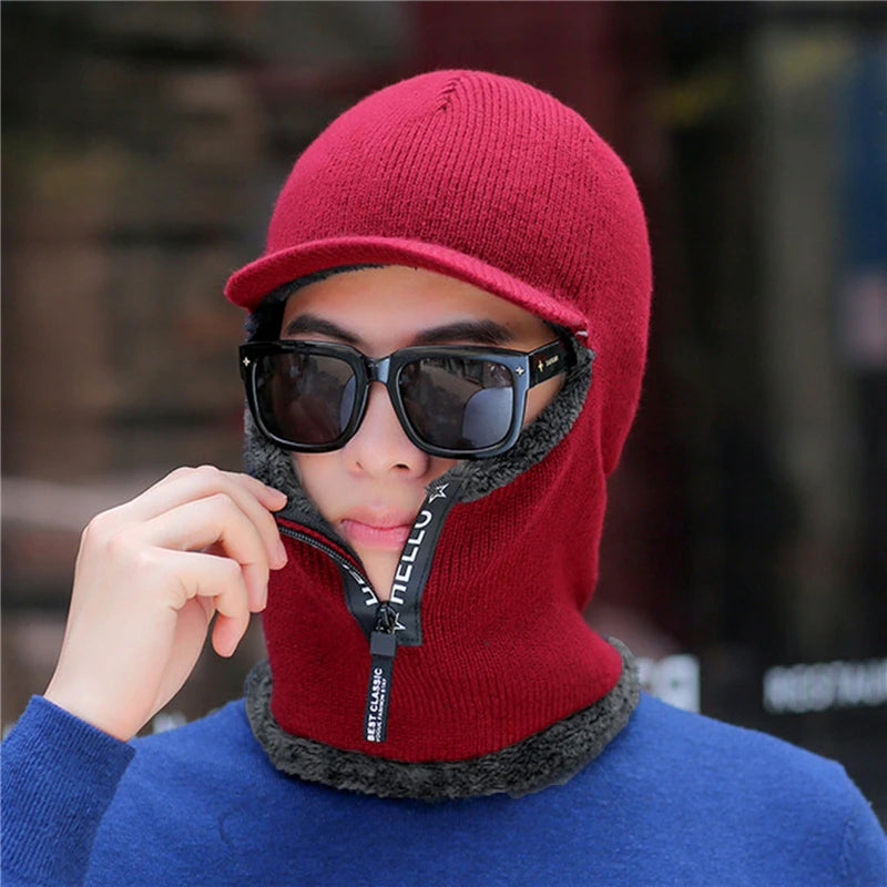 Bonnet hiver chaud unisexe avec protection oreille 🧣