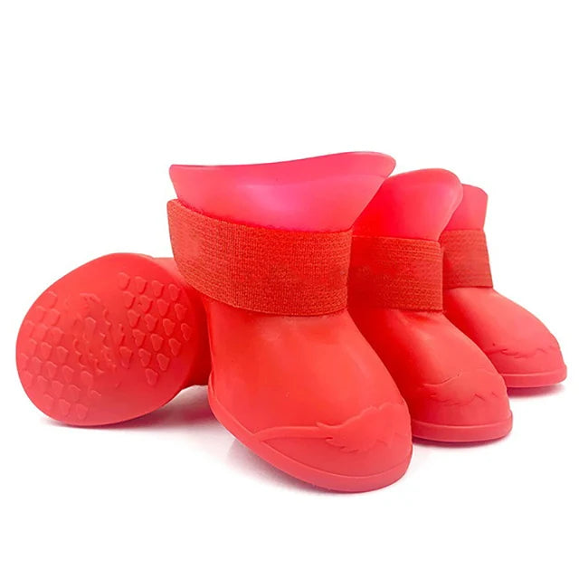 bottines lavables pour chien, protection contre la pluie