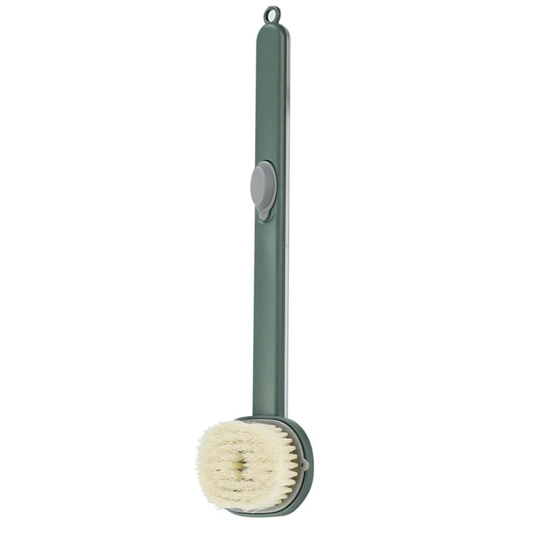 Brosse de douche avec réservoir de savon