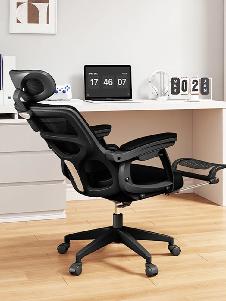 chaise de bureau inclinable avec confort optimal et support lombaire