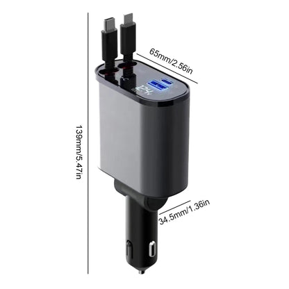 double port USB pour charge rapide en voiture