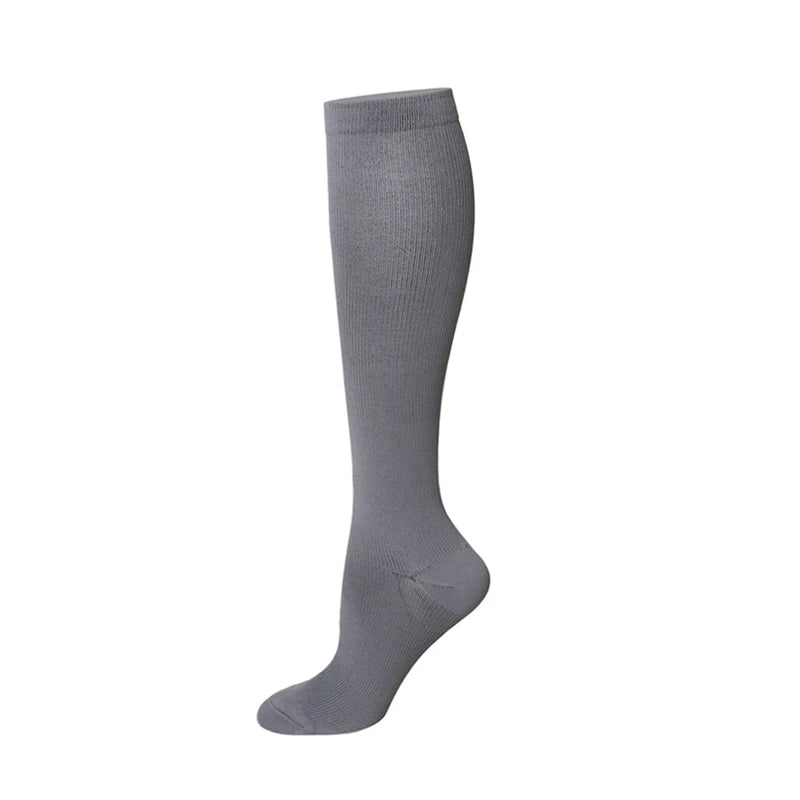 chaussettes de cyclisme en compression, couleur noire