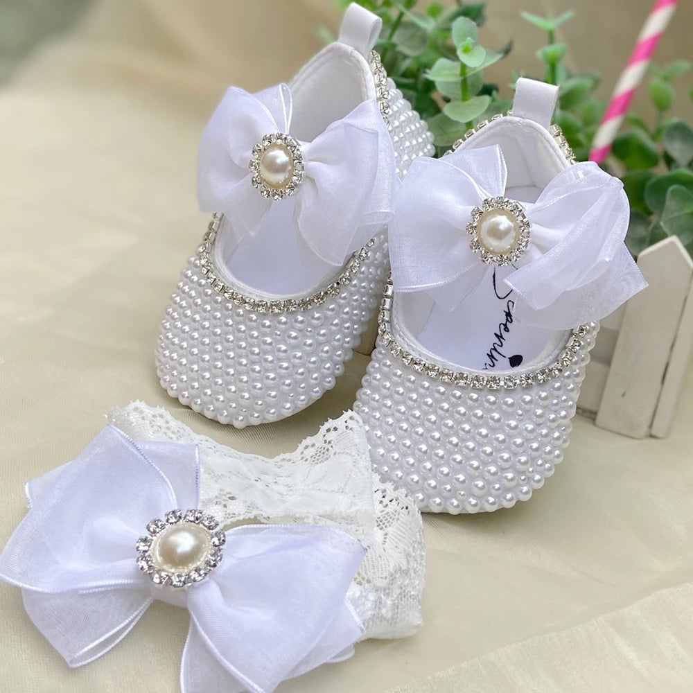 Chaussures de naissance chic pour fille