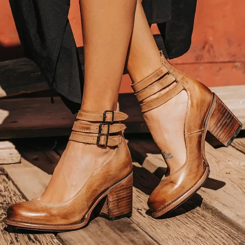 Chaussures élégantes avec bride à la cheville