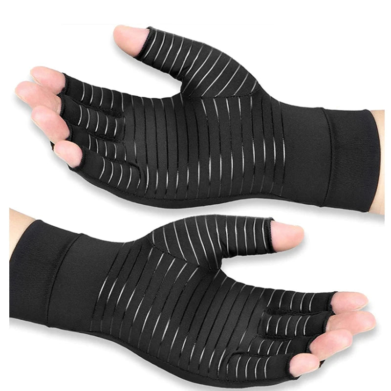 Gants de compression en cuivre pour soulagement de l'arthrite