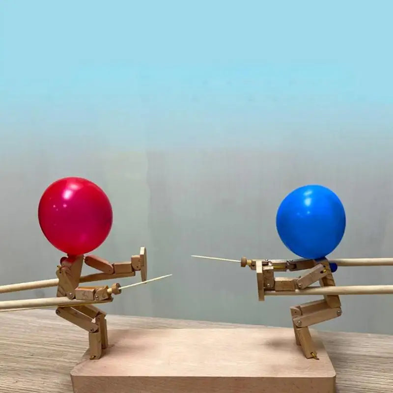 Duel de ballons en bois pour enfants et adultes