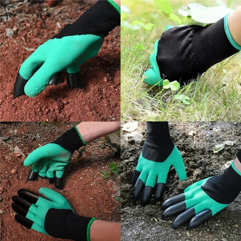 gants de protection pour planter avec griffes