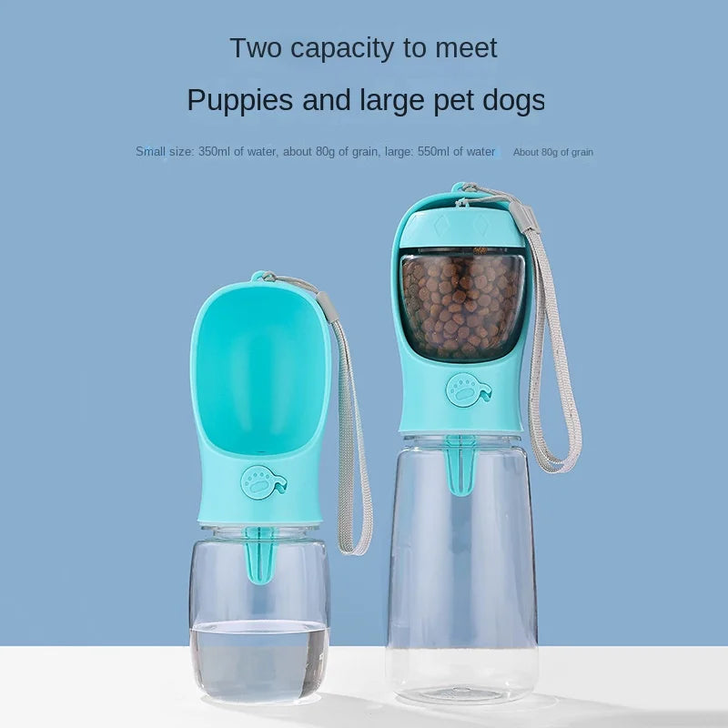 Gourde portable pour animaux en voyage