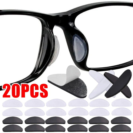 Coussinets de nez invisibles en silicone pour lunettes