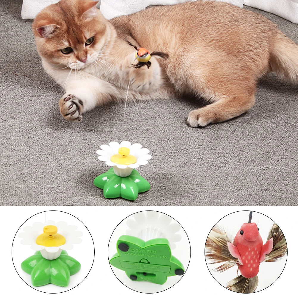 Jouet papillon automatique pour chat actif