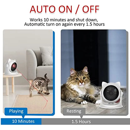 Jouet rechargeable pour chats avec laser USB