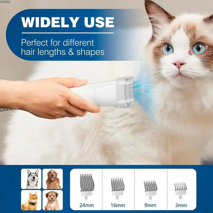 Kit de toilettage avec coupe poils et aspirateur