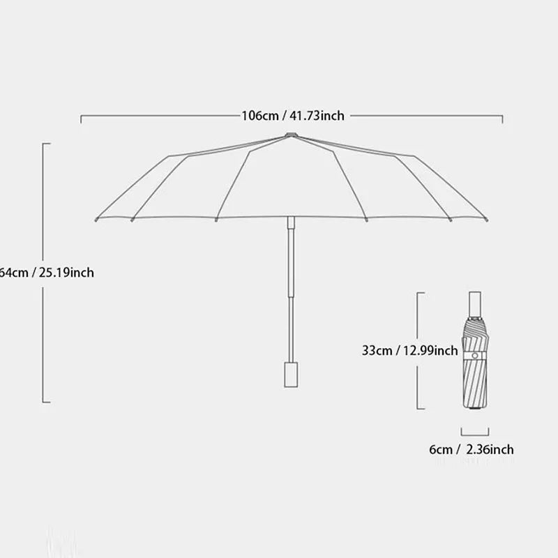 Parapluie compact pliable anti-UV