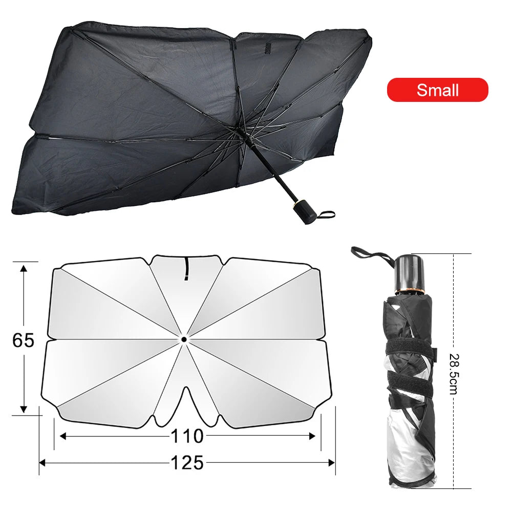 Pare-soleil pliable pour protection de l'habitacle