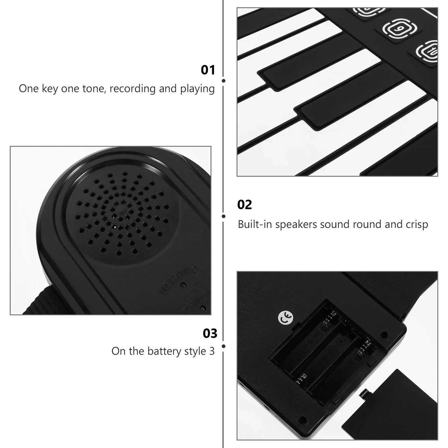 piano numérique pliable à emporter partout