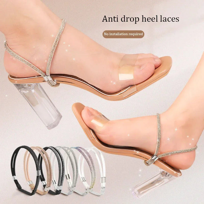 sangle élastique anti-dérapante pour talons