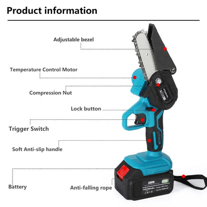 scie à chaîne sans fil avec batterie pour Makita 18V