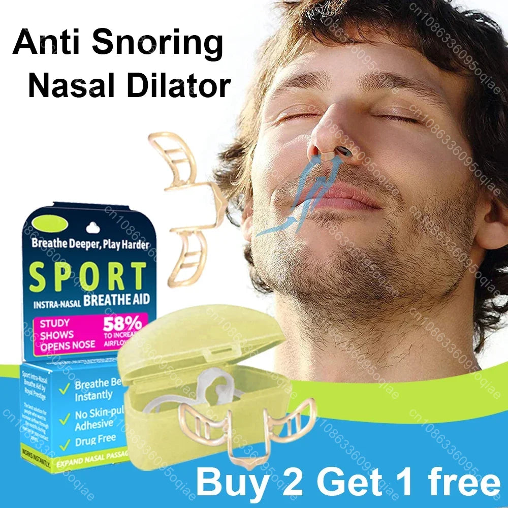 Dilatateur nasal anti-ronflement en silicone