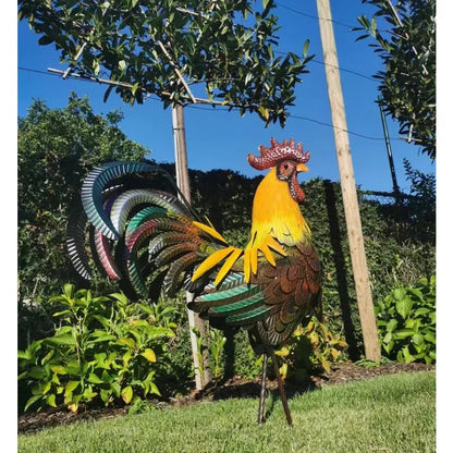 statue de coq pour ornement de jardin