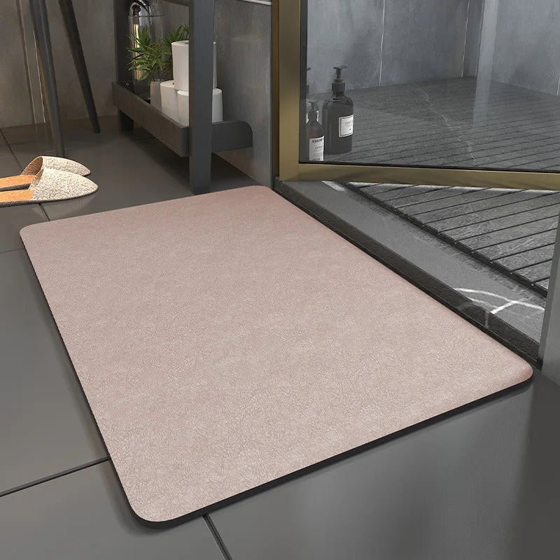 Tapis absorbant et antidérapant en boue de diatomée pour cuisine