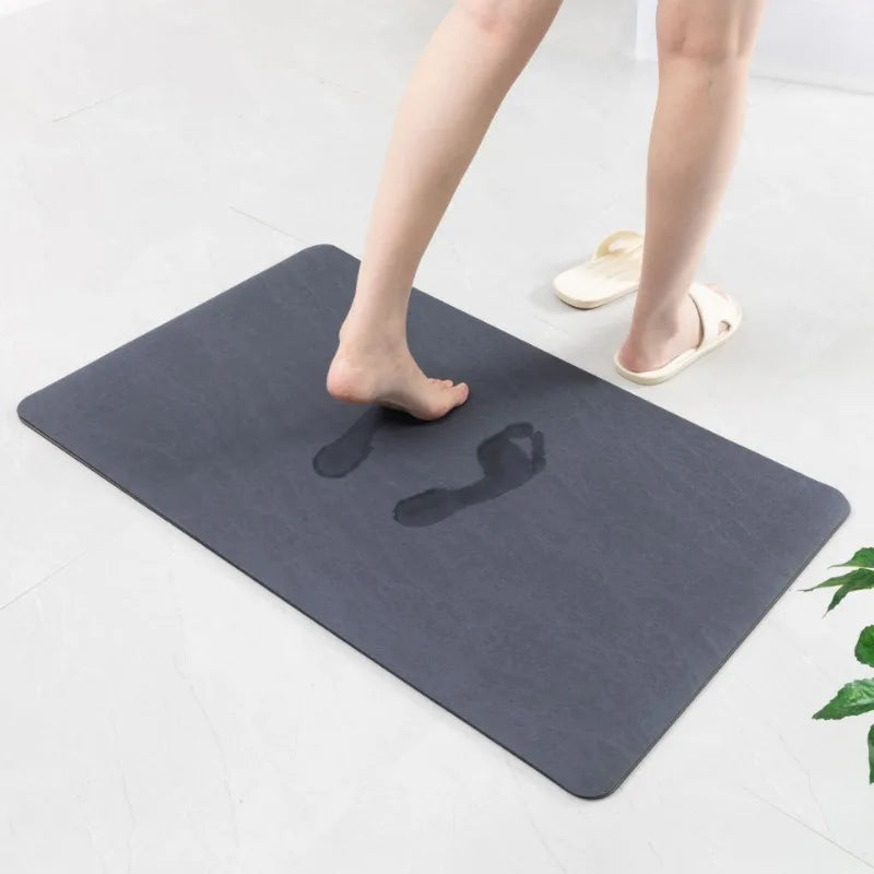 Tapis de confort en boue de diatomée pour sol de salle de bain