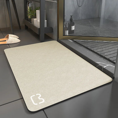 Tapis flexible et durable pour sol de salle de bain