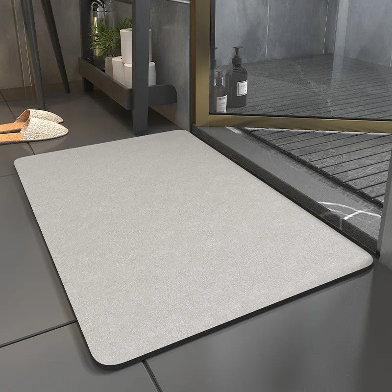 Tapis pliable antidérapant pour salle de bain et porte d'entrée